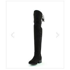 Steve Madden over the knee suede boots